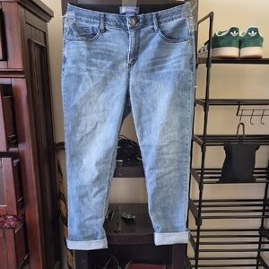 Democracy Light Blue Ankle Jeans